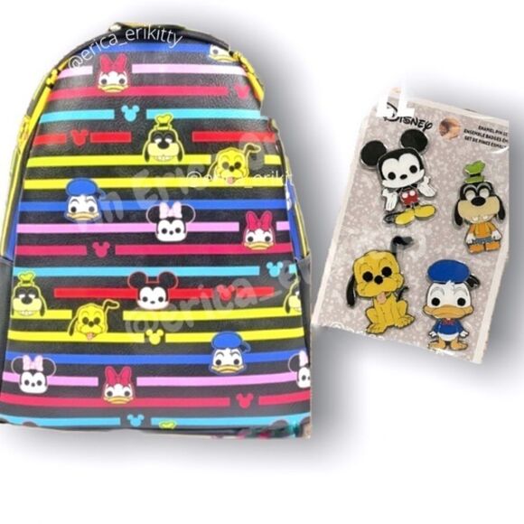 Funko Handbags - RARE Disney X Funko Pop Backpack & Pin Collection Set Sensational Six